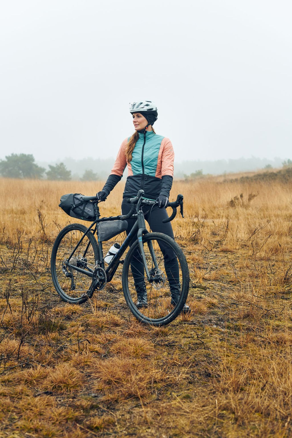 Vaude Trailframe II Schwarze Bikepacking-Tasche