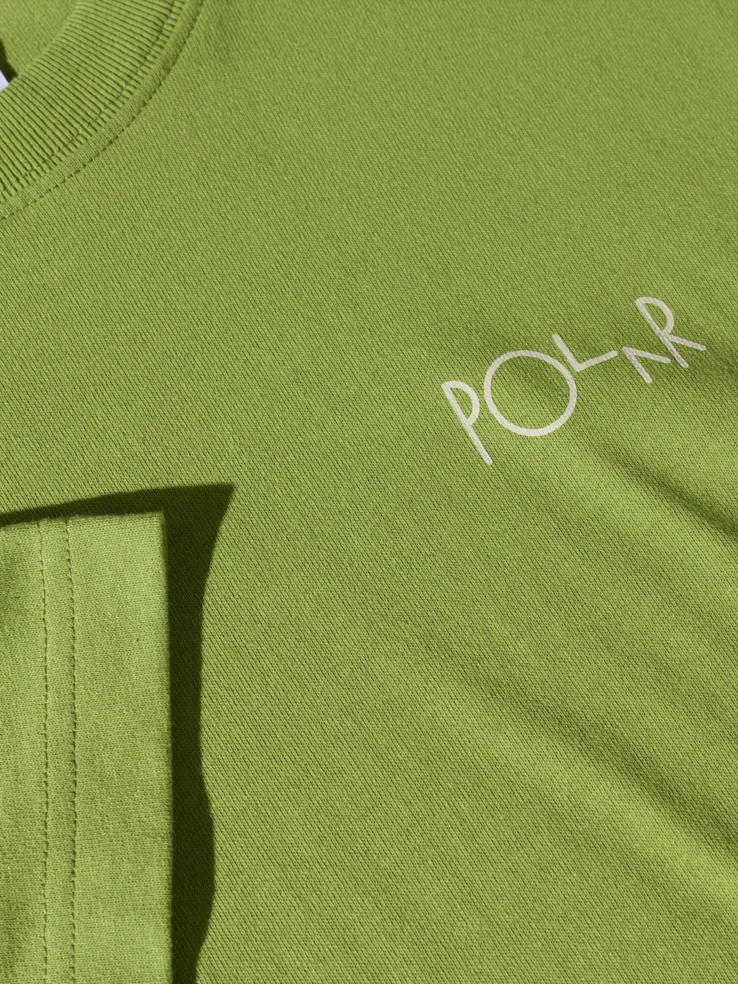 T-Shirt Polar Skate Co. Contrast Tee | Stroke Logo Peridot