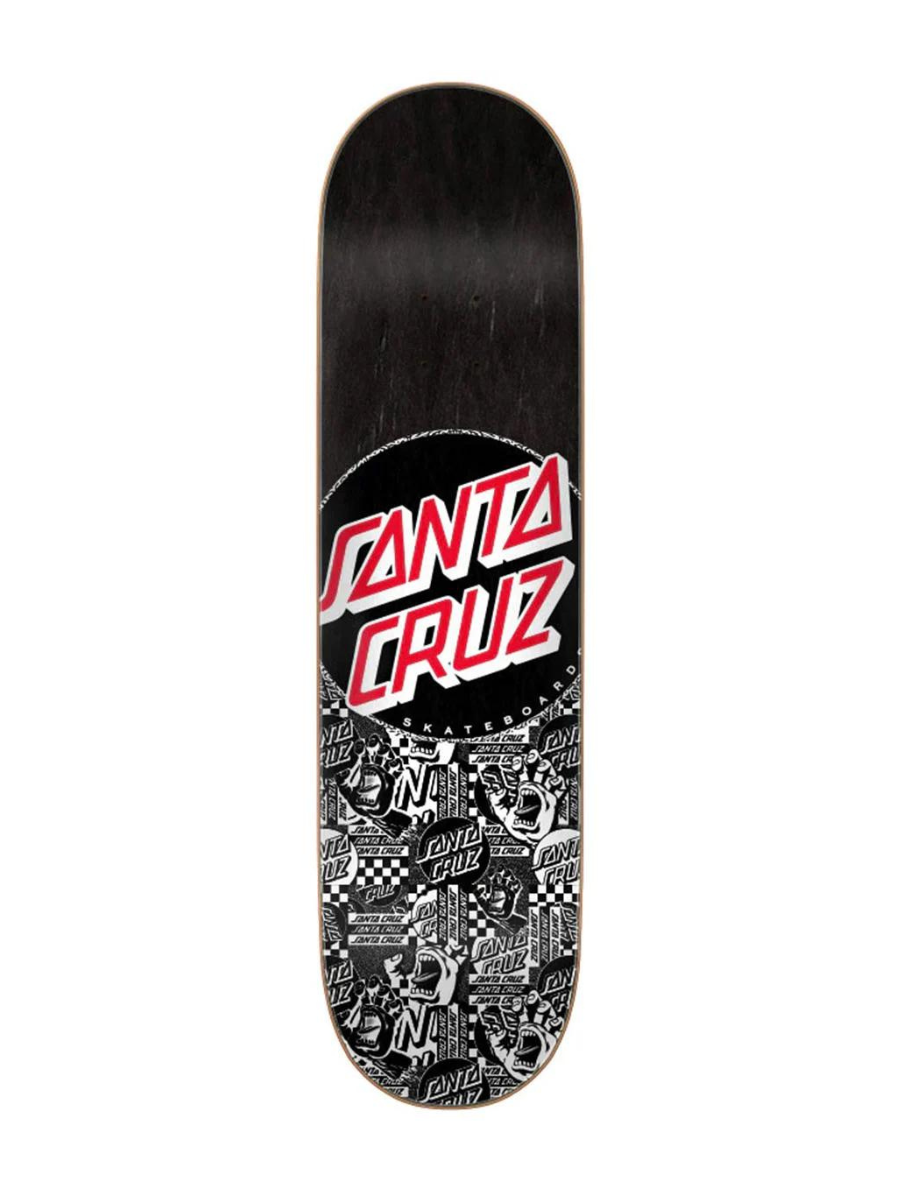 Santa Cruz Flier Collage Dot 7 Ply Bouleau Skateboard Deck 8.125"x31.7"