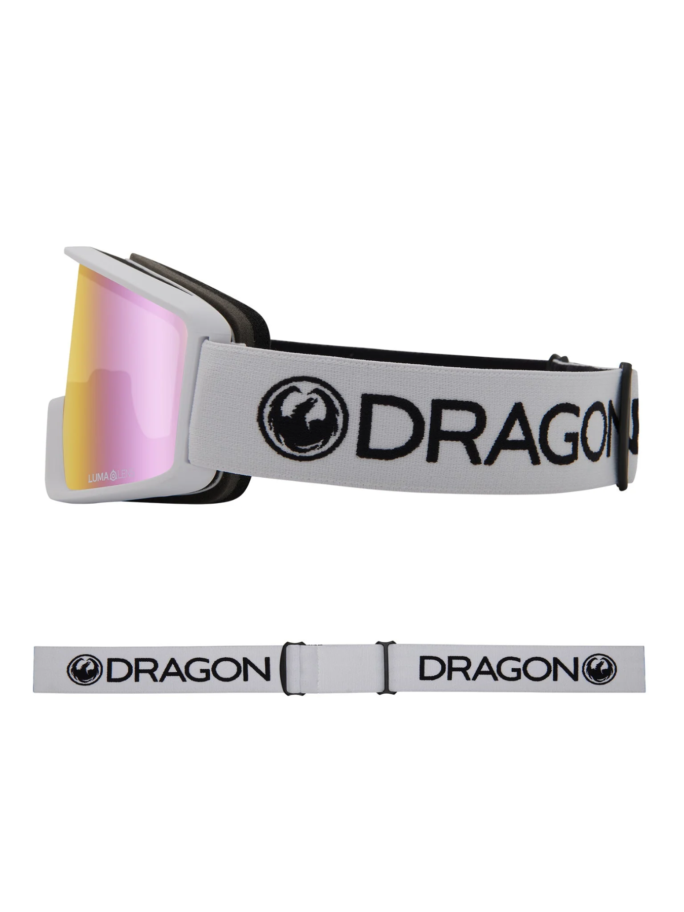 Óculos de neve Dragon DXT OTG - lente ionizada rosa Lumalens branca