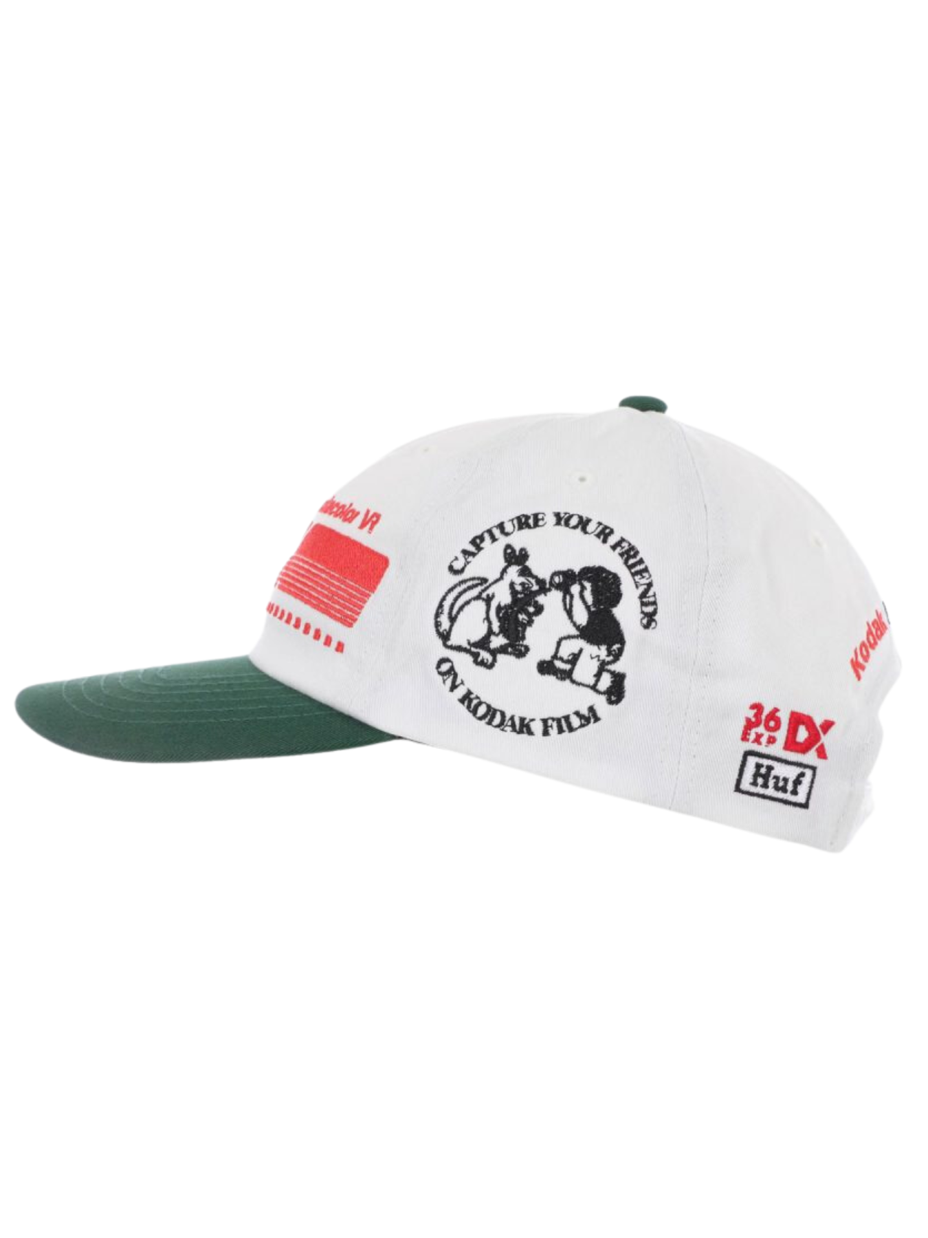 HUF x Kodak Snapback Cap - White