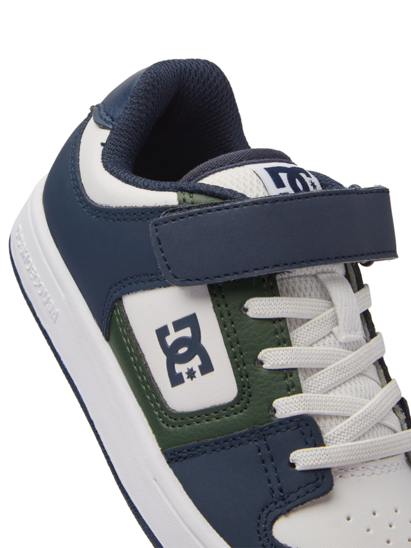 Tênis infantil DC Shoes Manteca 4 V - Branco/Azul/Verde