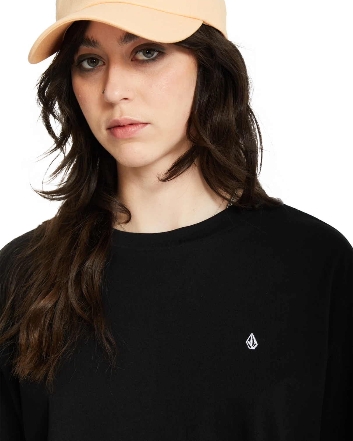 Volcom Stone Blanks Up camiseta manga corta mujer detail 2 | Black