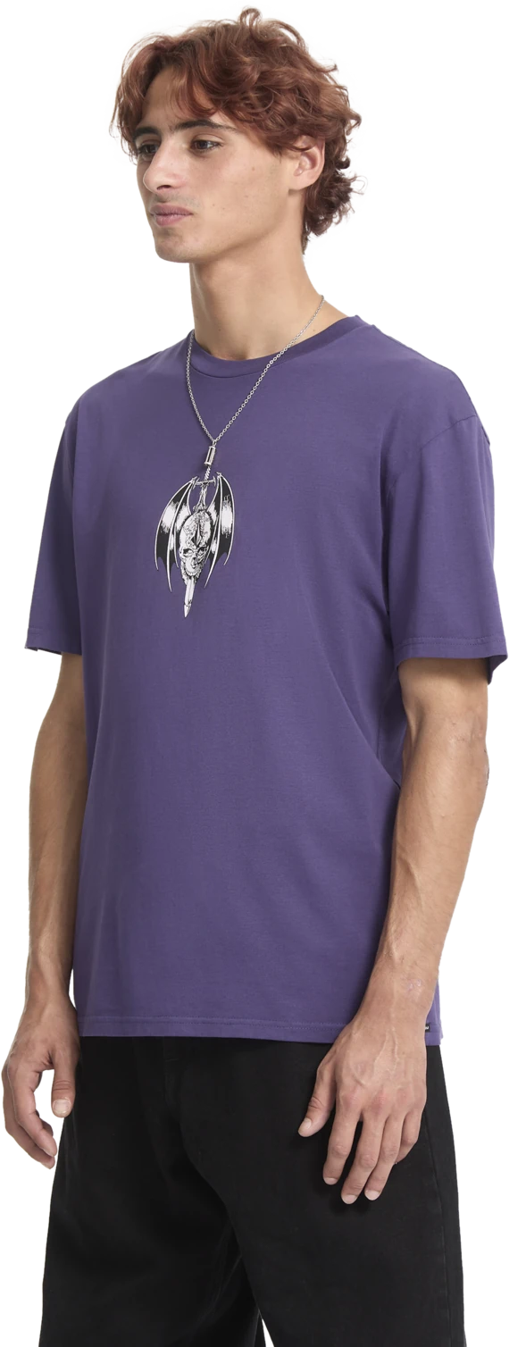 Volcom Sworder camiseta manga corta hombre detail 5 | Dark Purple