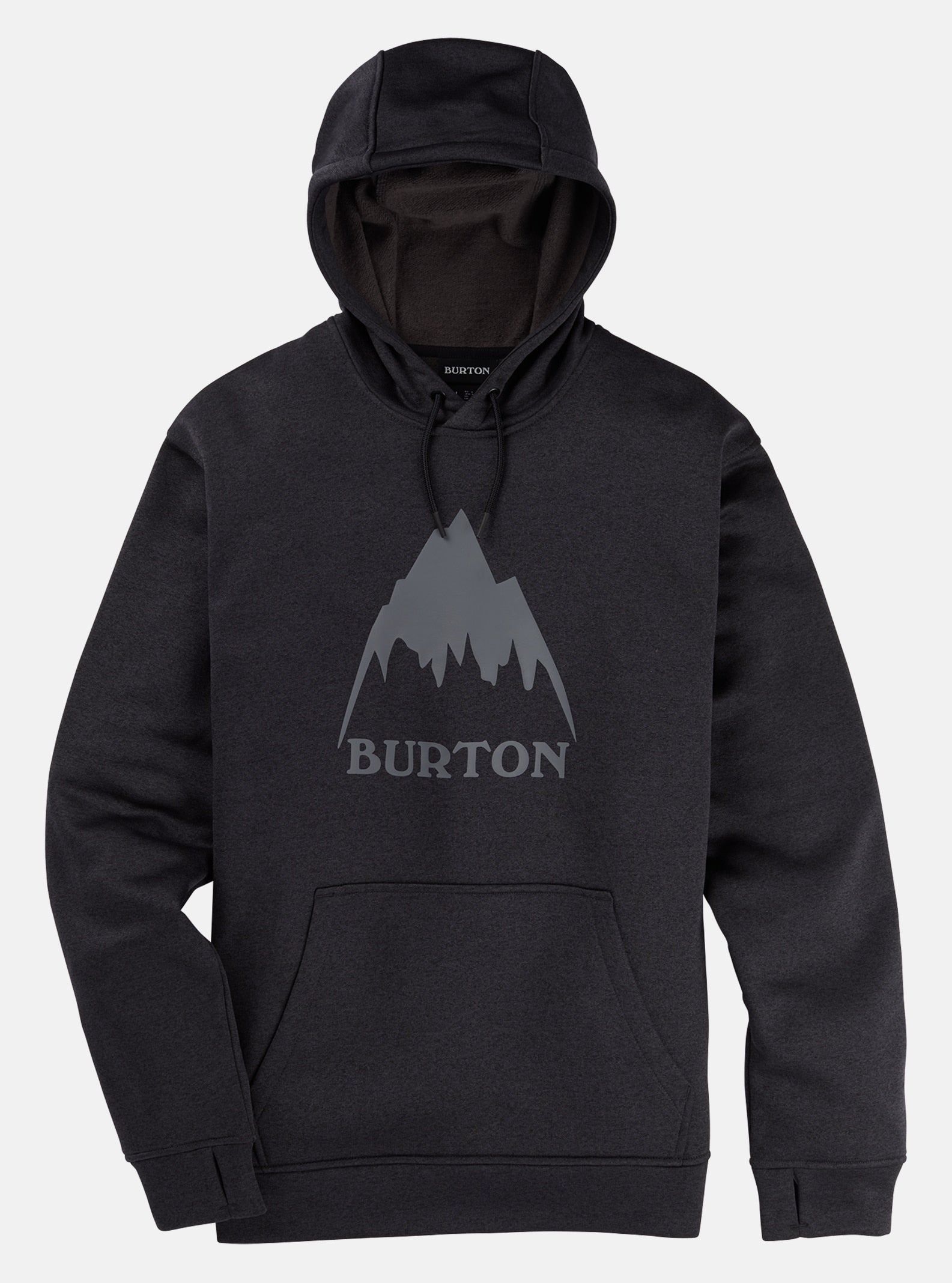 Burton Oak Pullover Hoodie True Black Heather moletom técnico | Burton Snowboards | Collection_Zalando | Snowboard Shop | Snowboard sweatshirts | surfdevils.com