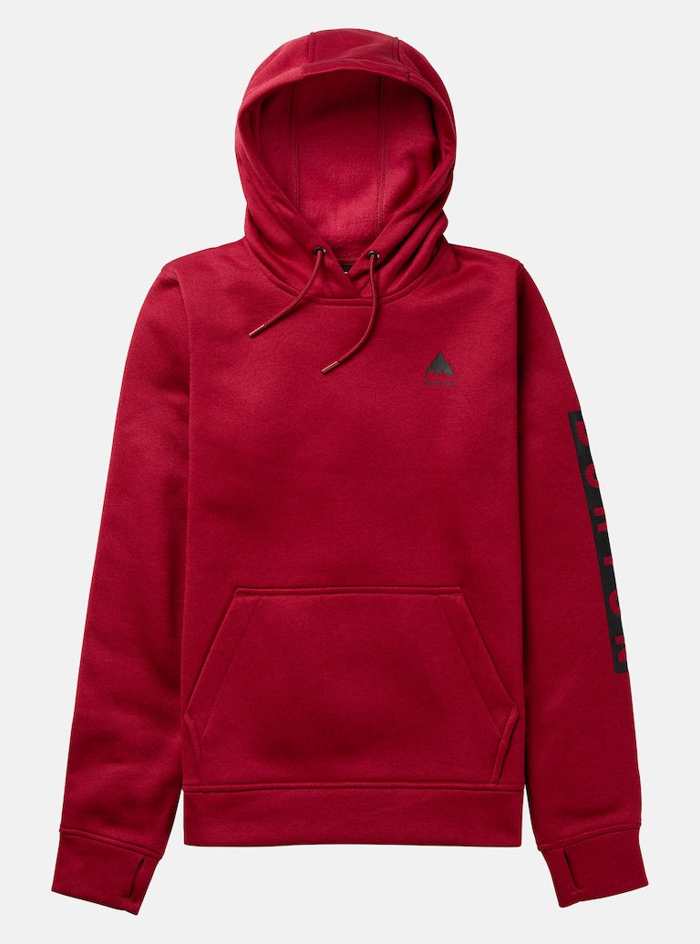 Burton Oak Pullover Hoodie Deep Red Heather moletom técnico