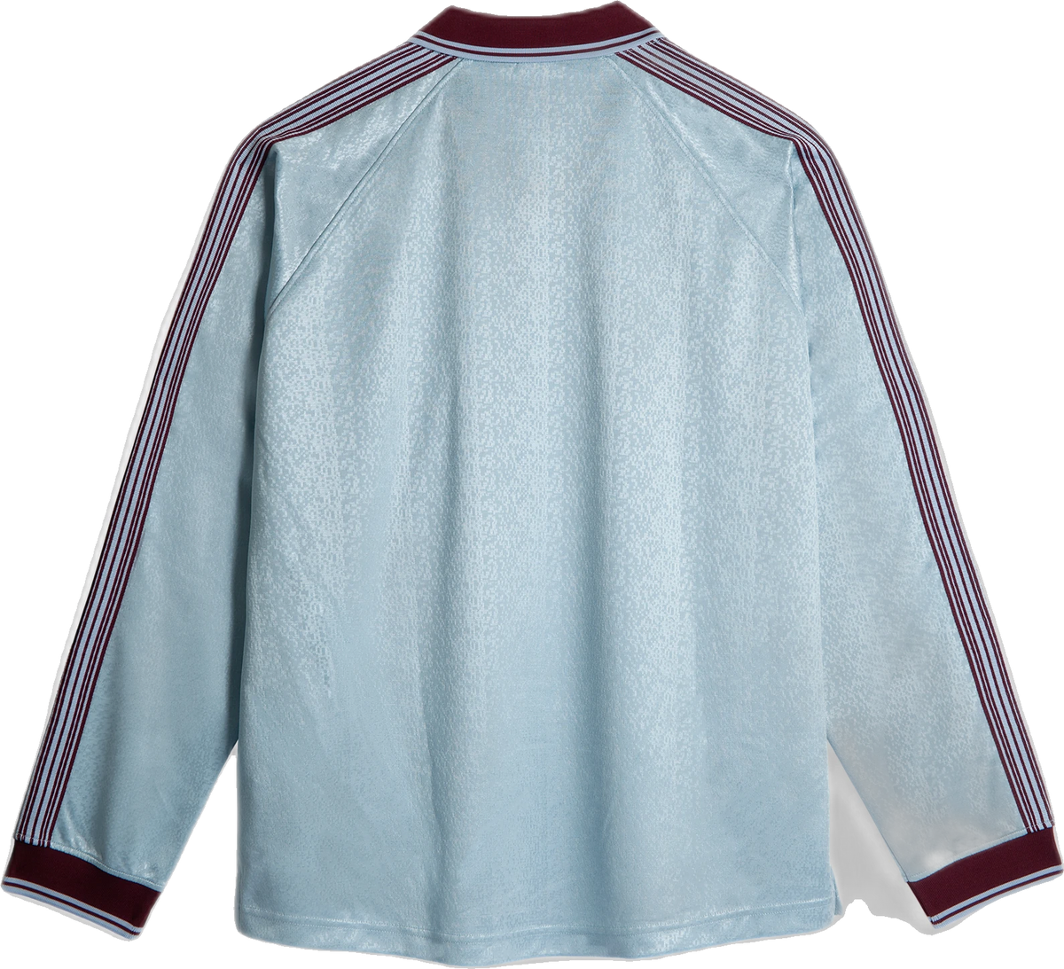 Polar Skate Co. Polar Skate Co. Davie LS Shirt - Sky Blue/Wine camisas hombre detail 1 | Sky Blue/Wine