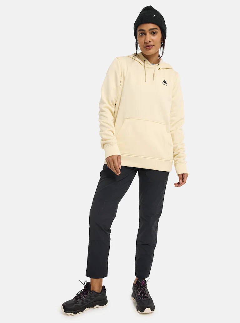 Felpa tecnica con cappuccio Burton Oak Pullover Creme Brulee Heather