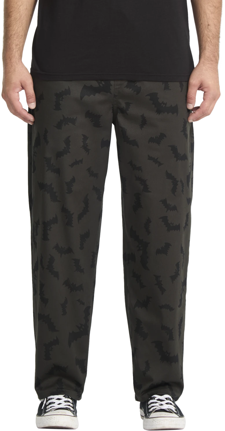 Volcom J.J. Villard Elasticated Waist Trousers pantalón chino hombre | Rinsed Black