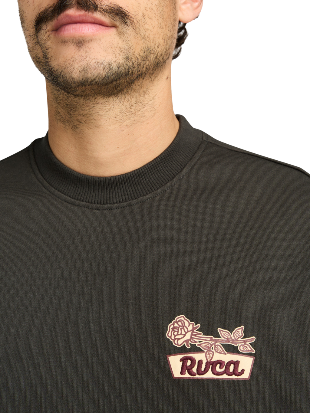 Sudadera RVCA Rose Sign | Pirate Black