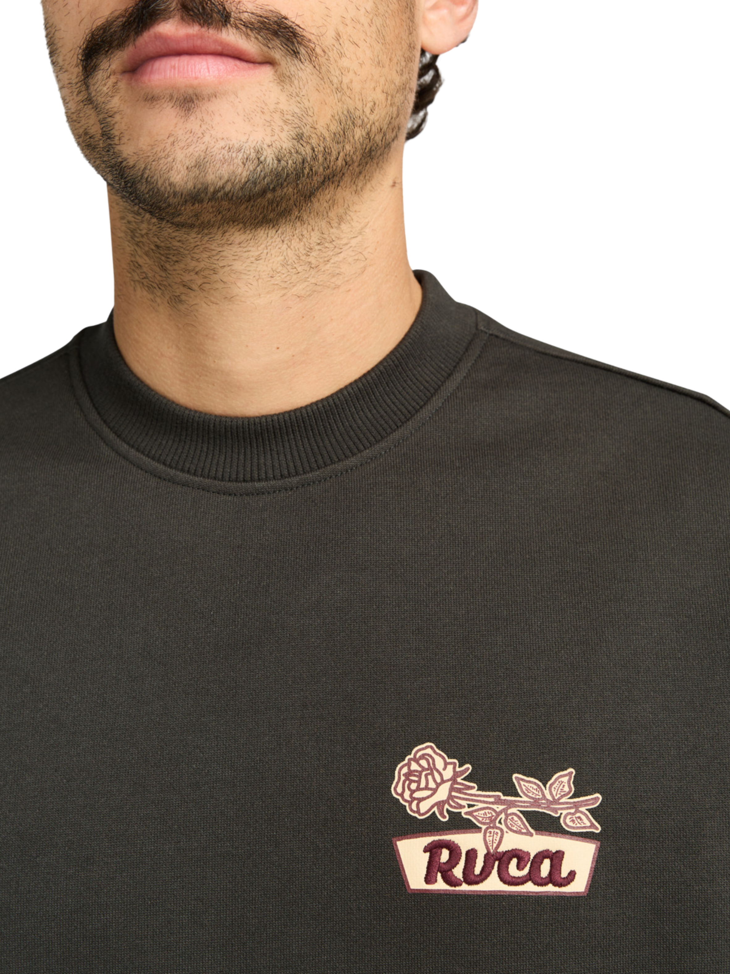 Sudadera RVCA Rose Sign | Pirate Black