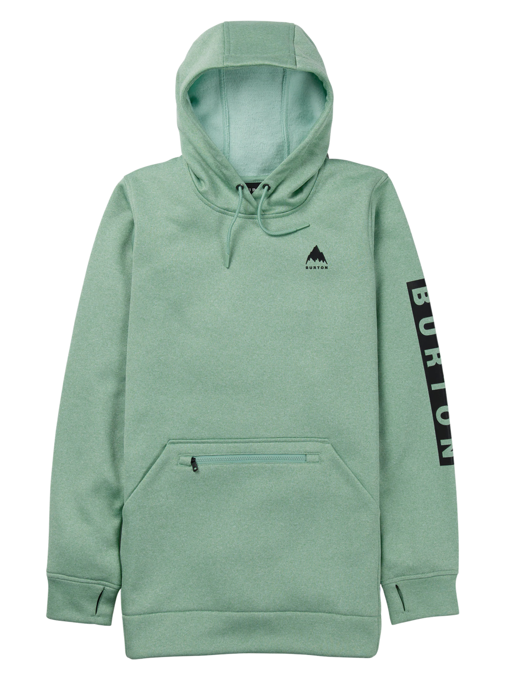 Sudadera larga Burton Oak Long Pullover Hoodie para mujer | Soft Sage Heather