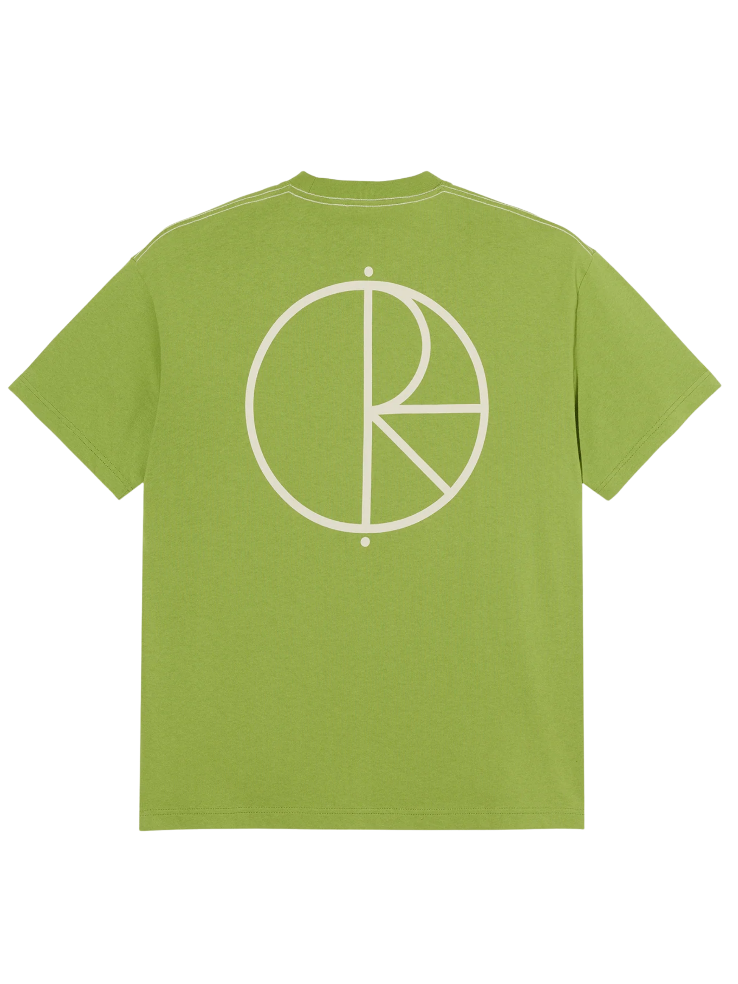 T-Shirt Polar Skate Co. Contrast Tee | Stroke Logo Peridot