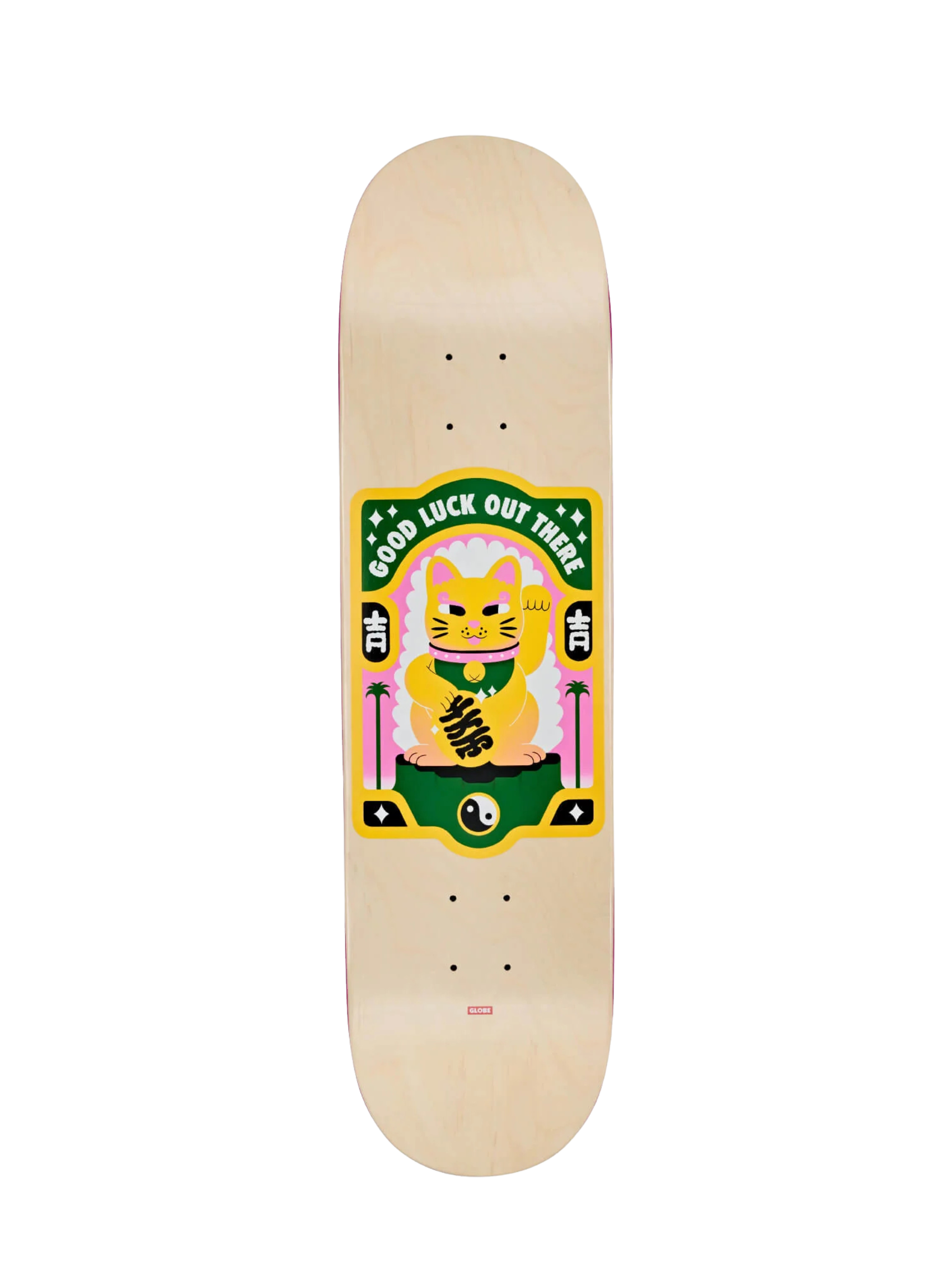 Globe G2 Maneki Skateboard Deck - Lucky Gold - 8.375"