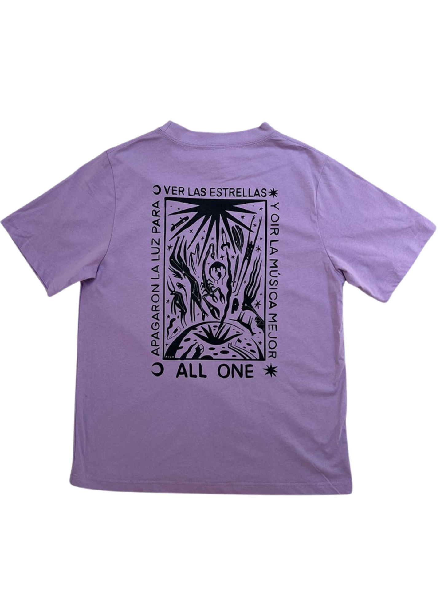 Camiseta All One Ver las estrella - Orchid
