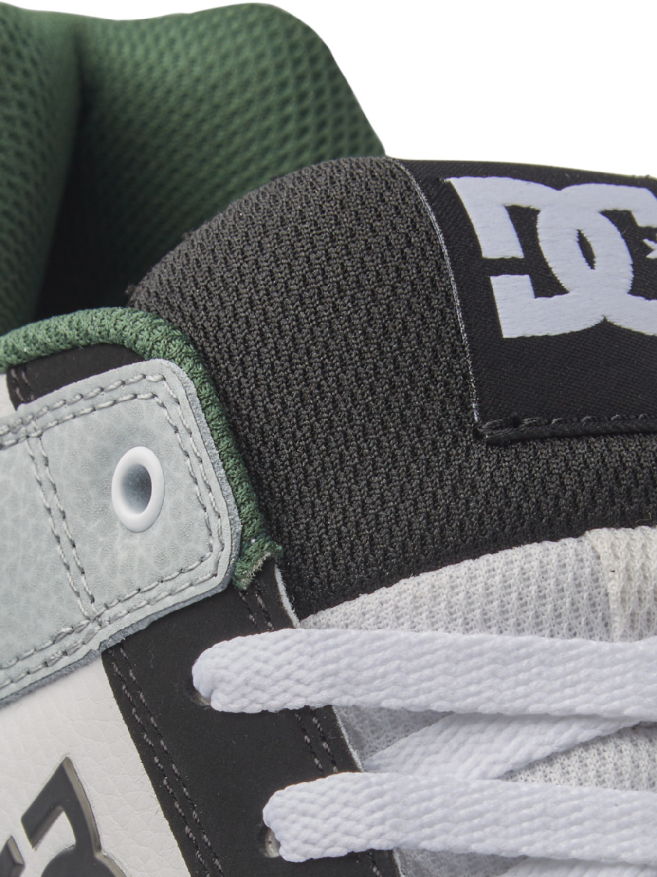 DC Shoes Tênis Pure - Branco/Preto/Verde