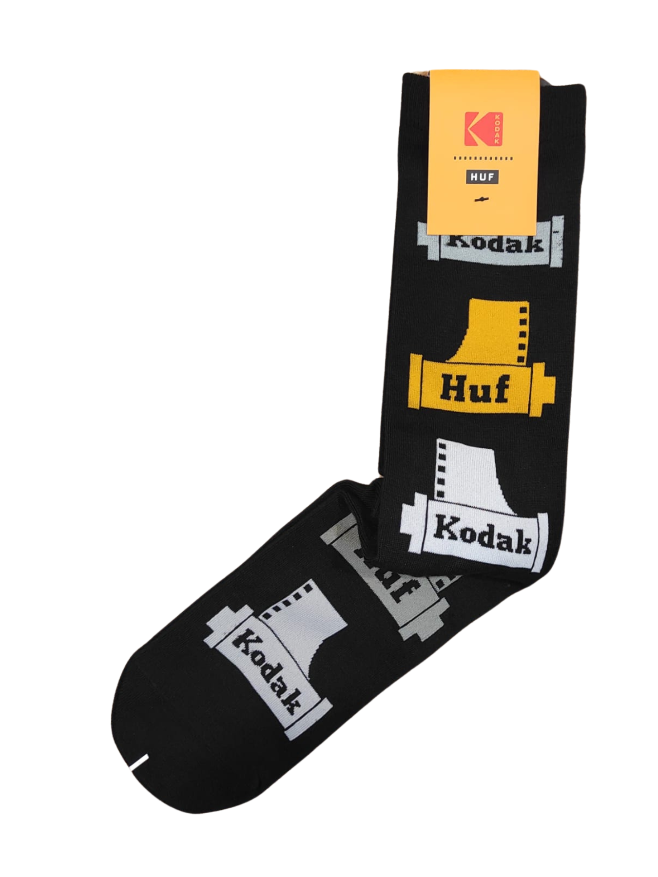 HUF x Kodak Crew Socks - Black