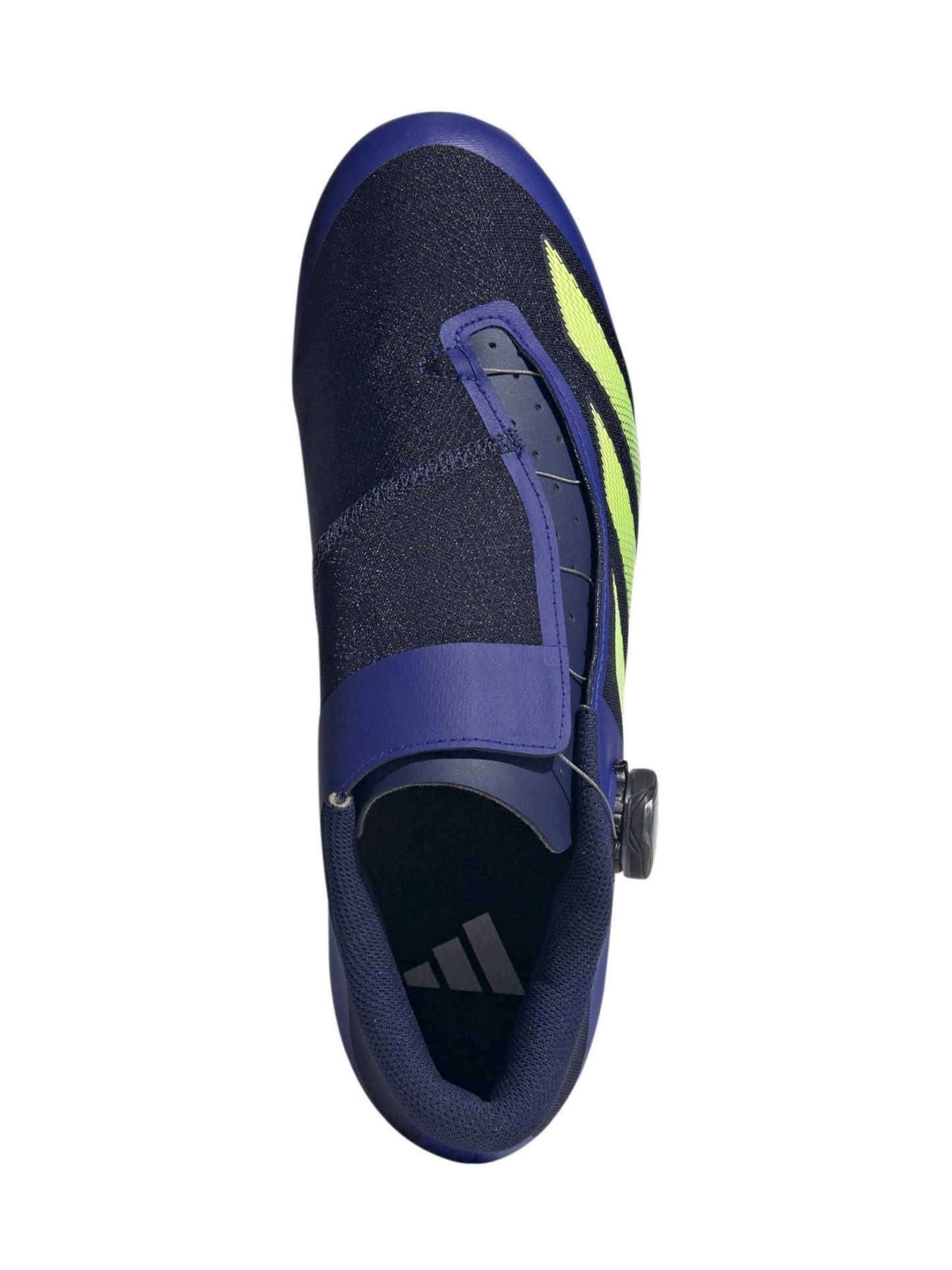 Zapatillas Ciclismo Carretera Adidas Tempo 3 Stripes BOA | Dark Blue / Lime / Dark Blue