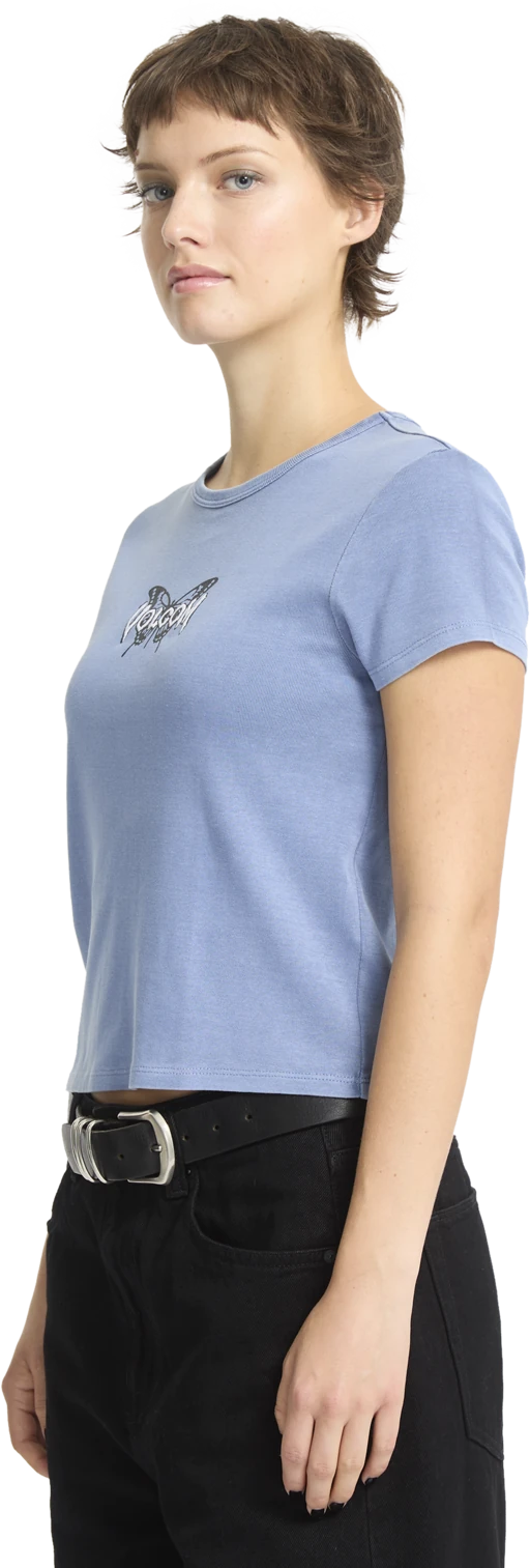 Volcom Have A Clue camiseta manga corta mujer detail 5 | Carolina Blue
