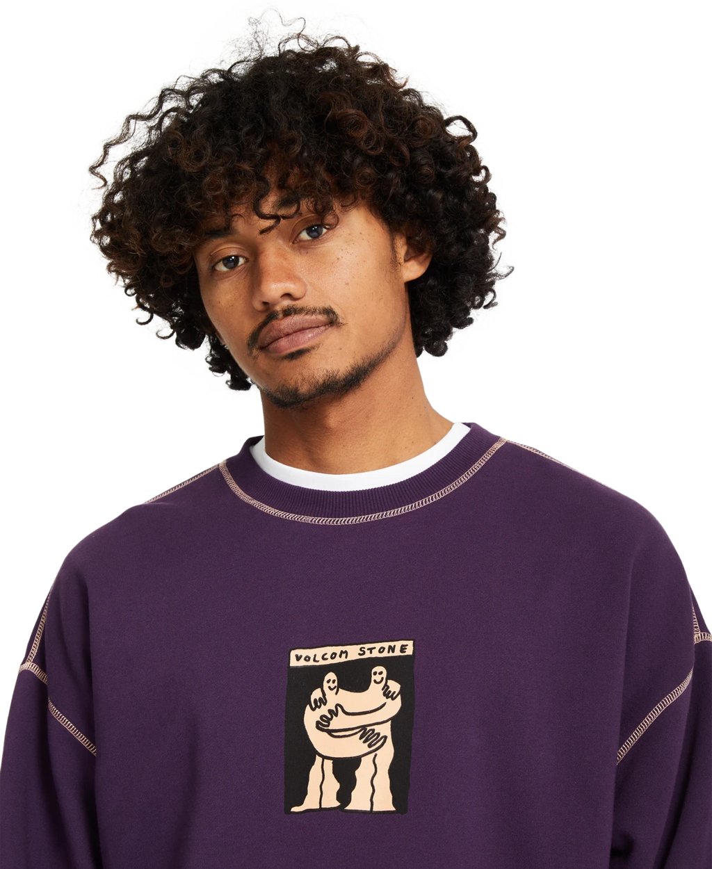 Volcom PODCOL CREW sudadera hombre detail 4 | Grape Royale