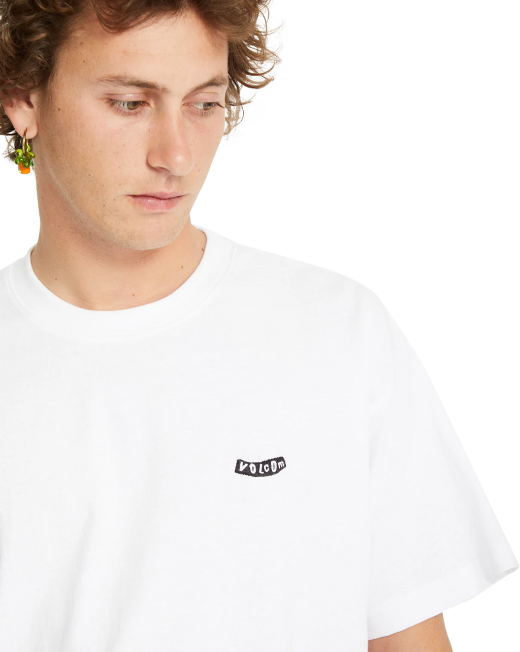 Volcom Pistol Stone camiseta manga corta hombre detail 4 | White