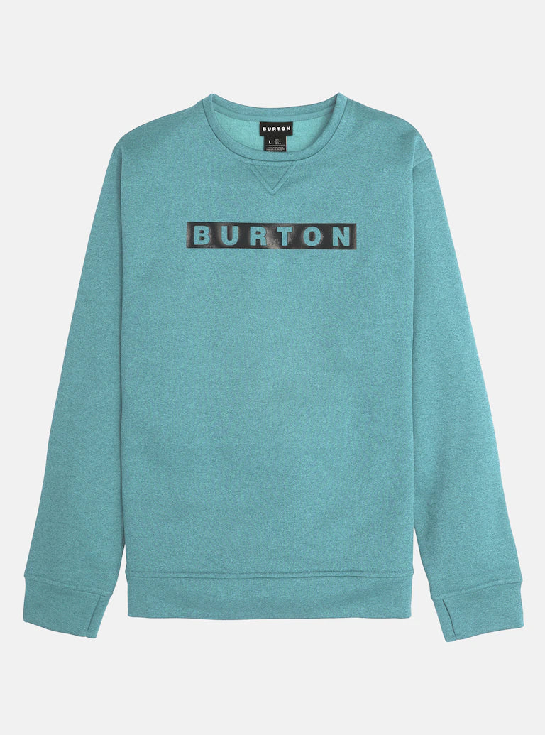 Burton Oak Pullover Crewneck Sweatshirt Rock Lichen Heather