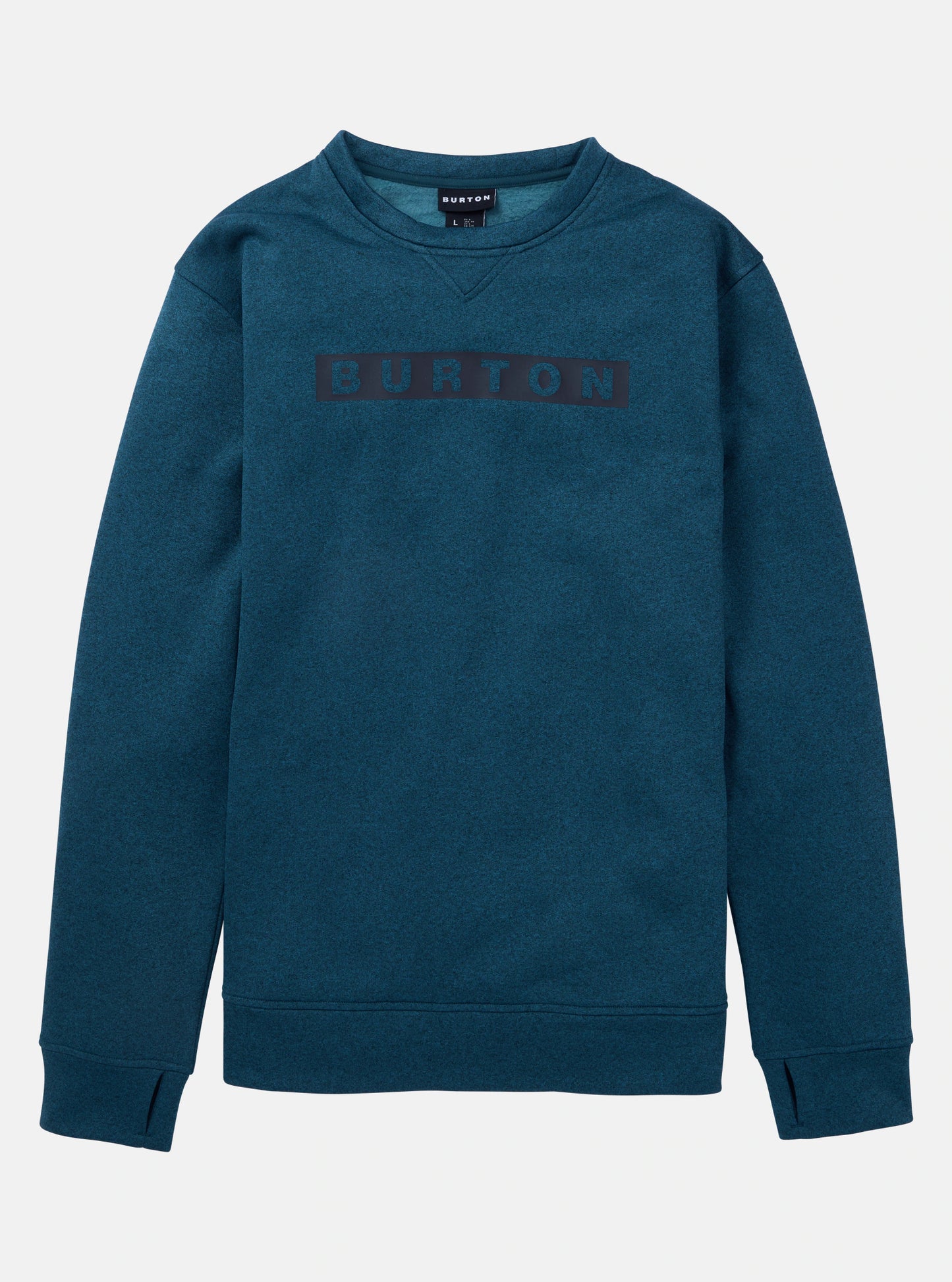 Sweat-shirt technique Burton Oak Crew - Deep Emerald Heather