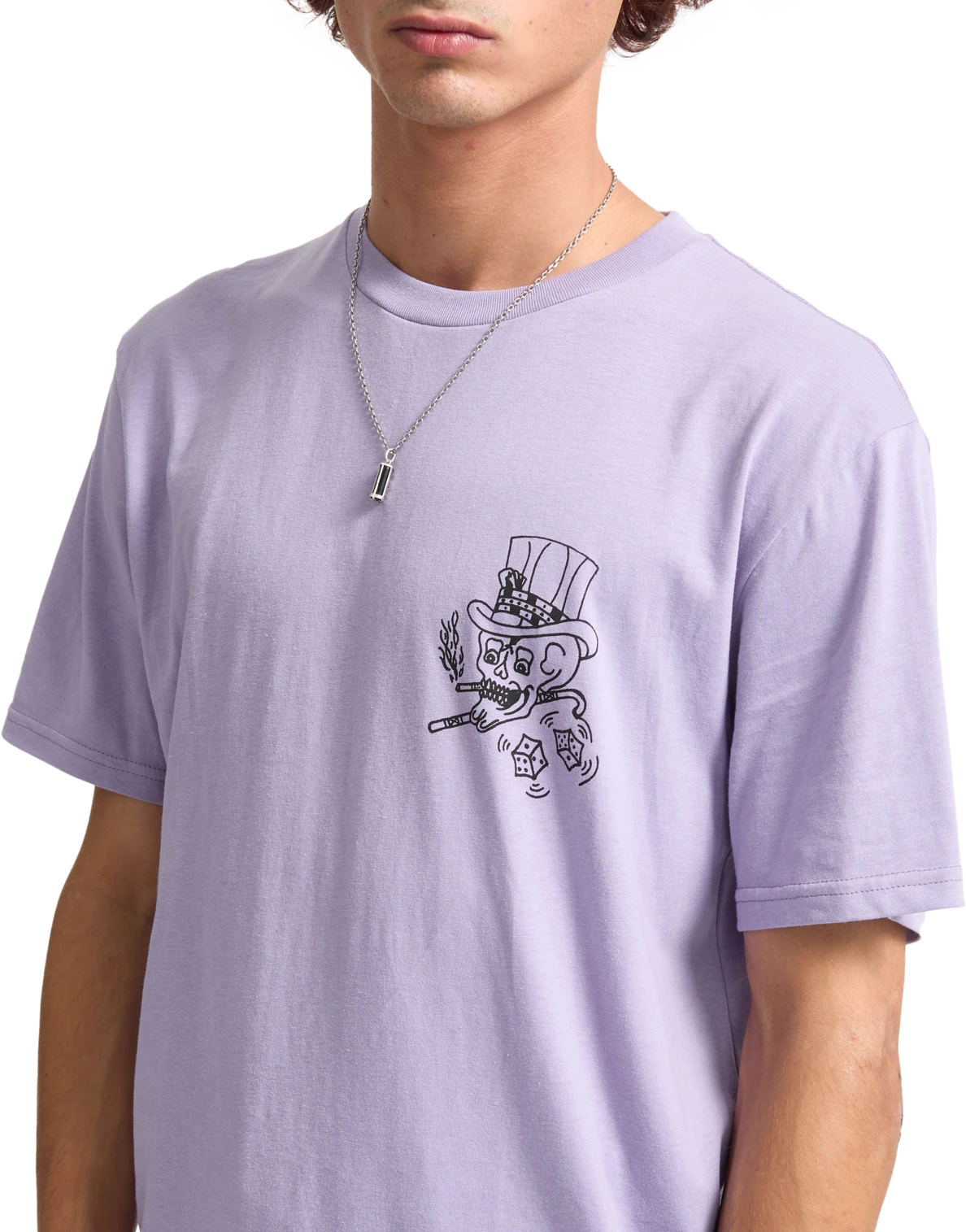Volcom Harry camiseta manga corta hombre detail 4 | Purple Ash