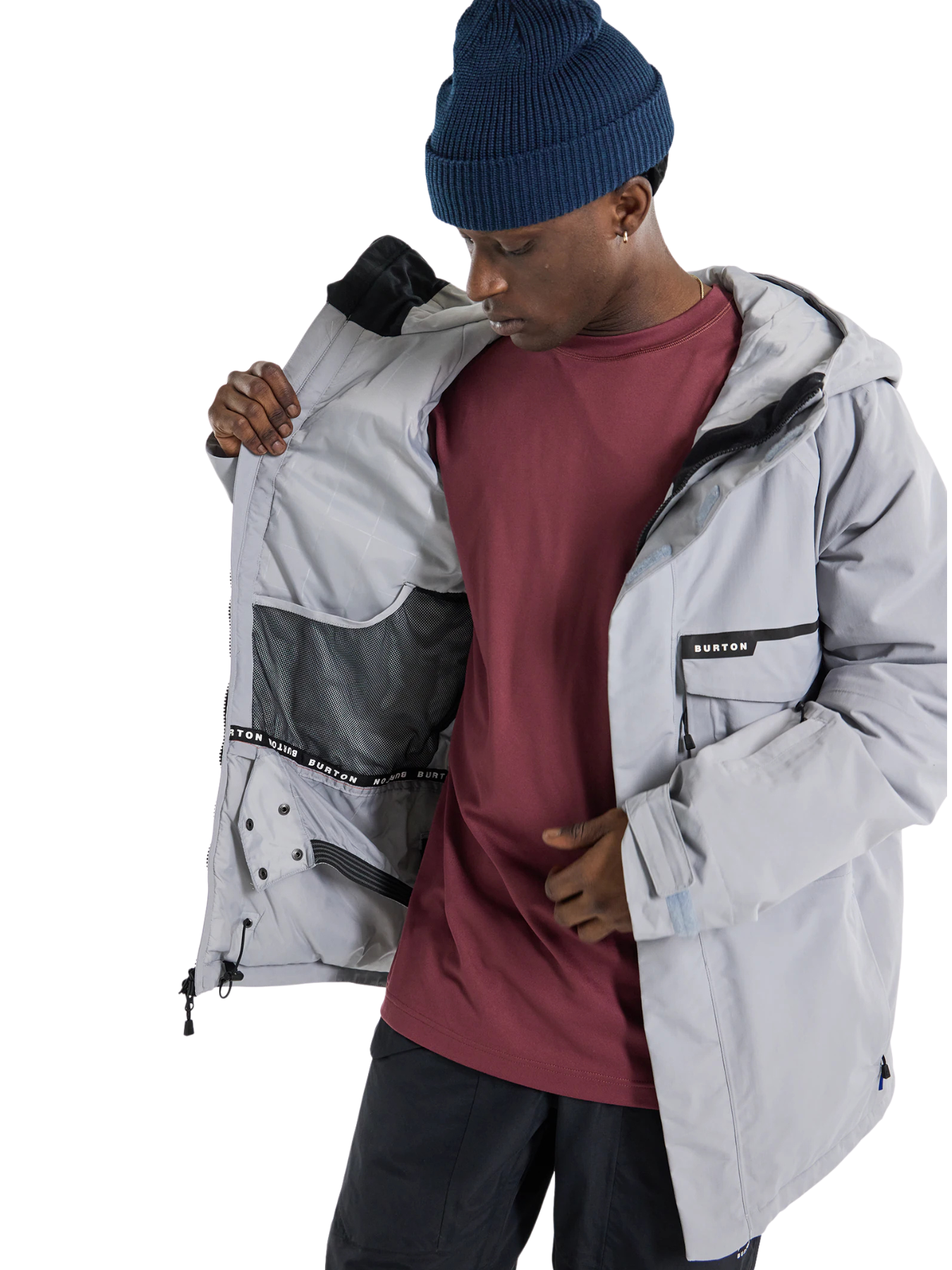 Burton Covert 2.0 2L Snowboardjacke – Silver Sconce