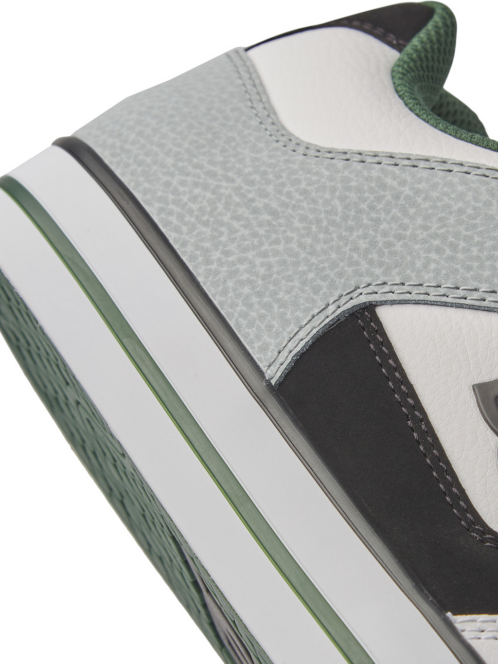 DC Shoes Pure Sneakers - White/Black/Green
