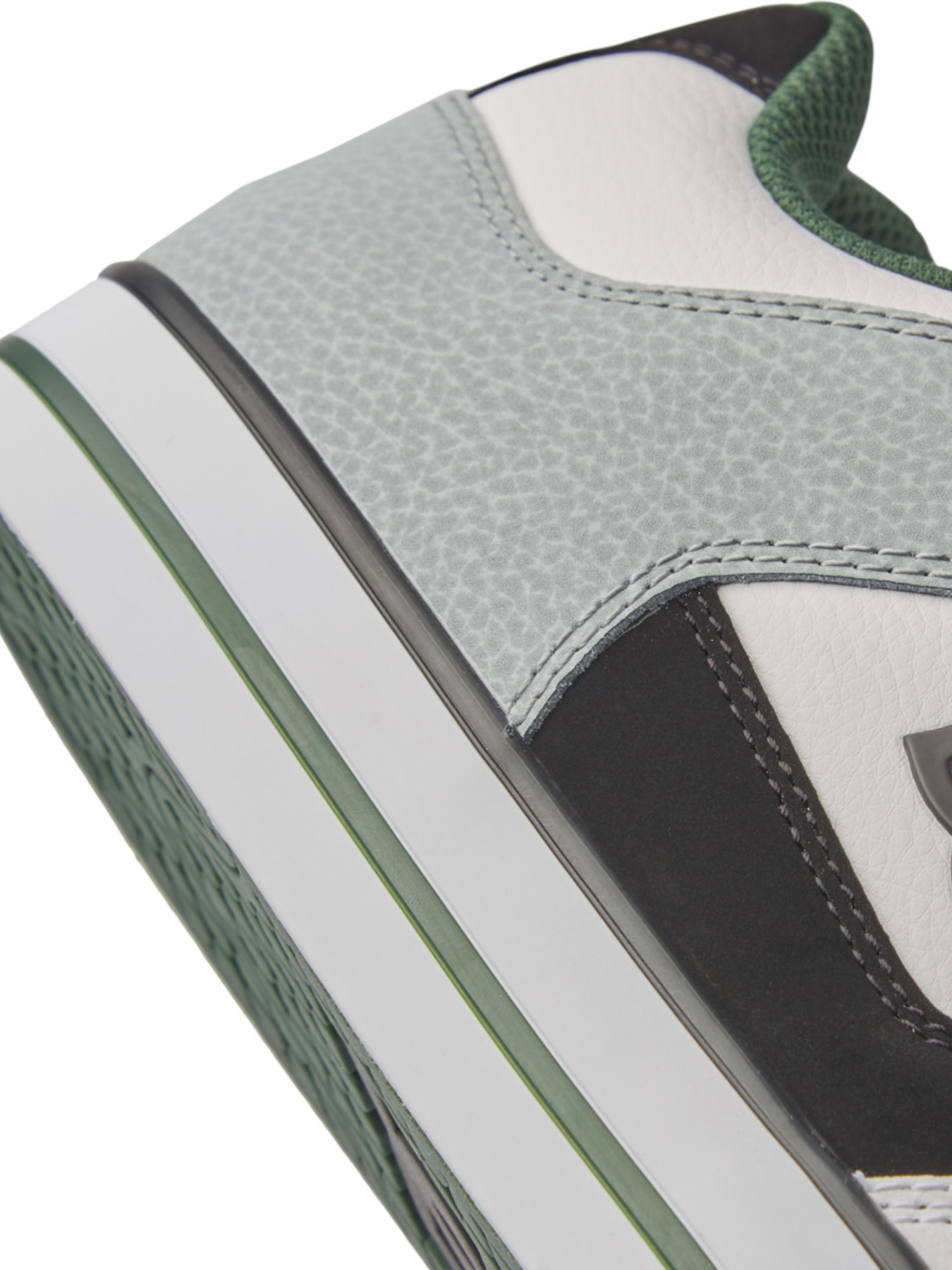 DC Shoes Tênis Pure - Branco/Preto/Verde