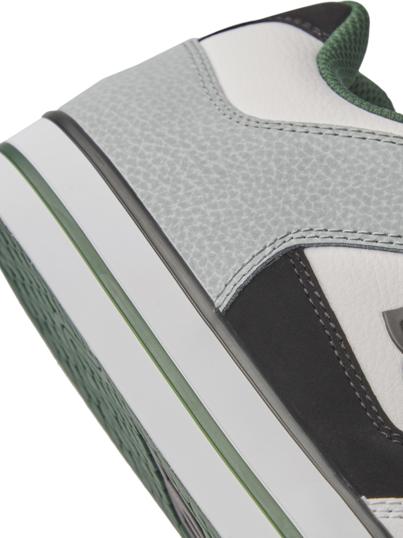 DC Shoes Pure Sneakers – Weiß/Schwarz/Grün