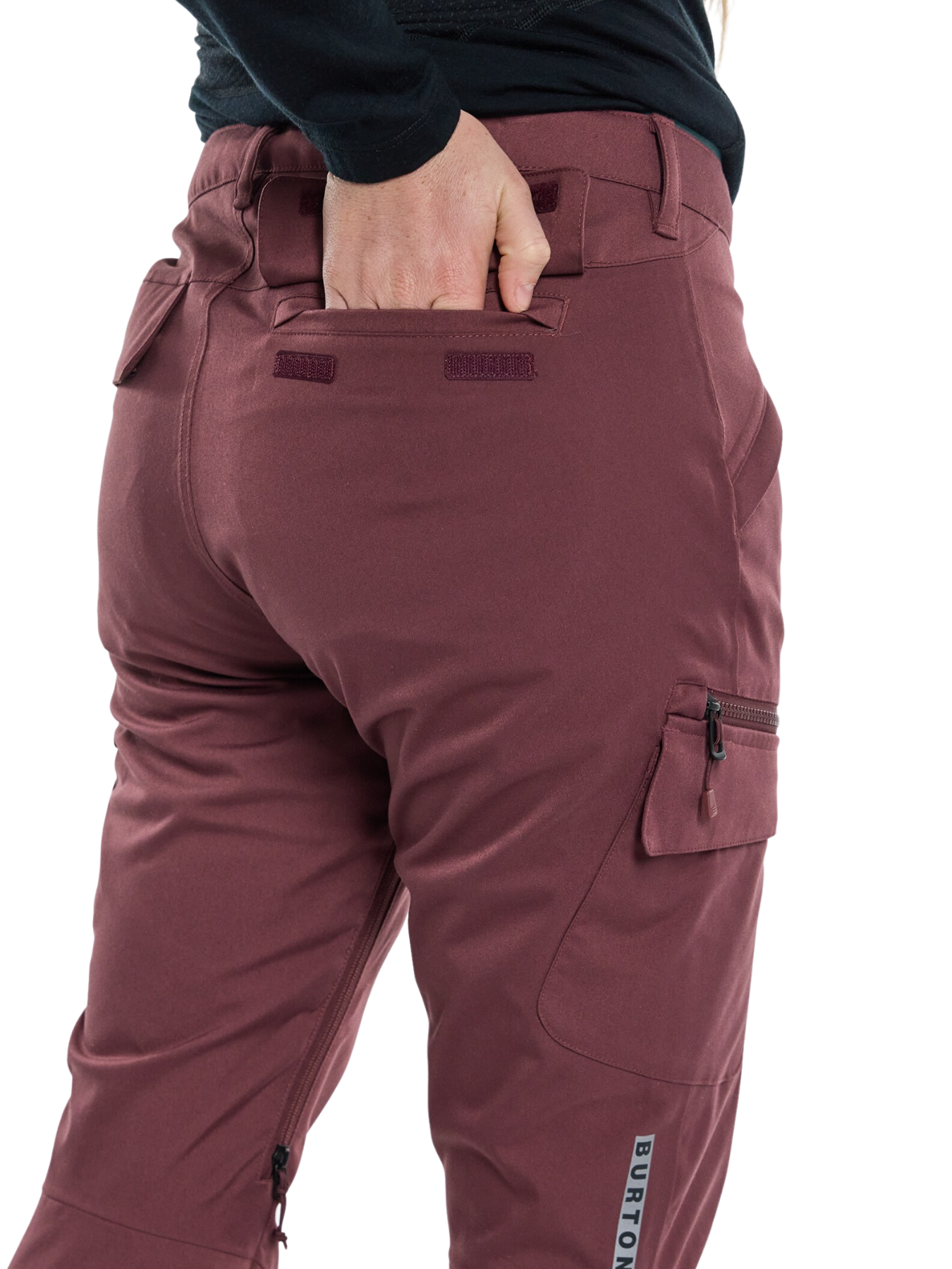 Calça de snowboard feminina Burton Gloria 2L Stretch Insulated - Almandine