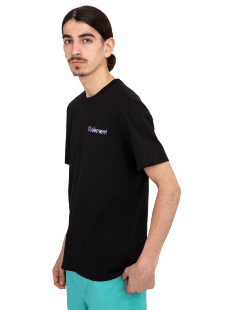 T-Shirt à Manche Courte Element Skateboards Joint Cube - Flint Black | Nouveaux produits | Produits les plus récents | Produits les plus vendus | éléments | surfdevils.com