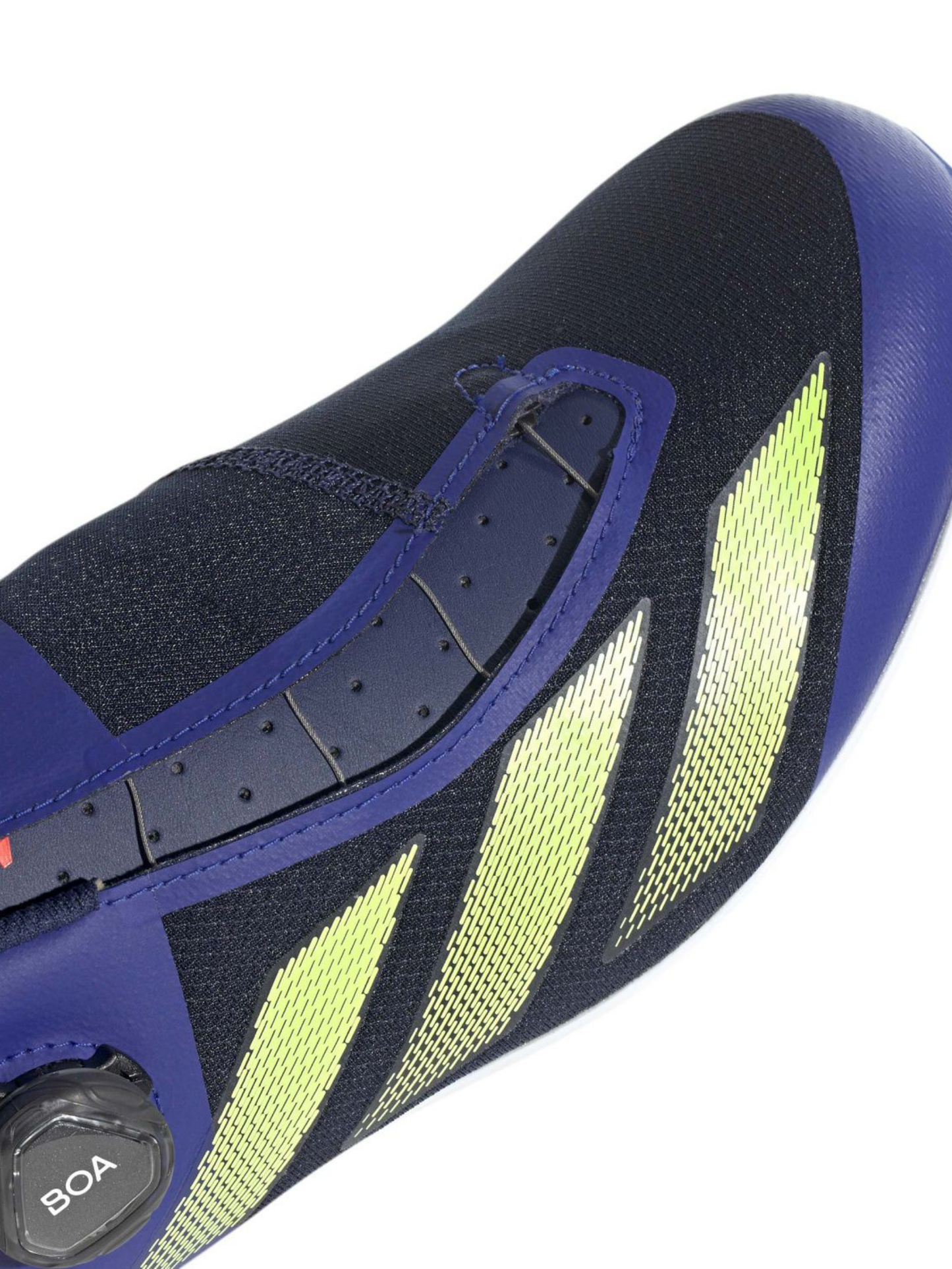 Zapatillas Ciclismo Carretera Adidas Tempo 3 Stripes BOA | Dark Blue / Lime / Dark Blue