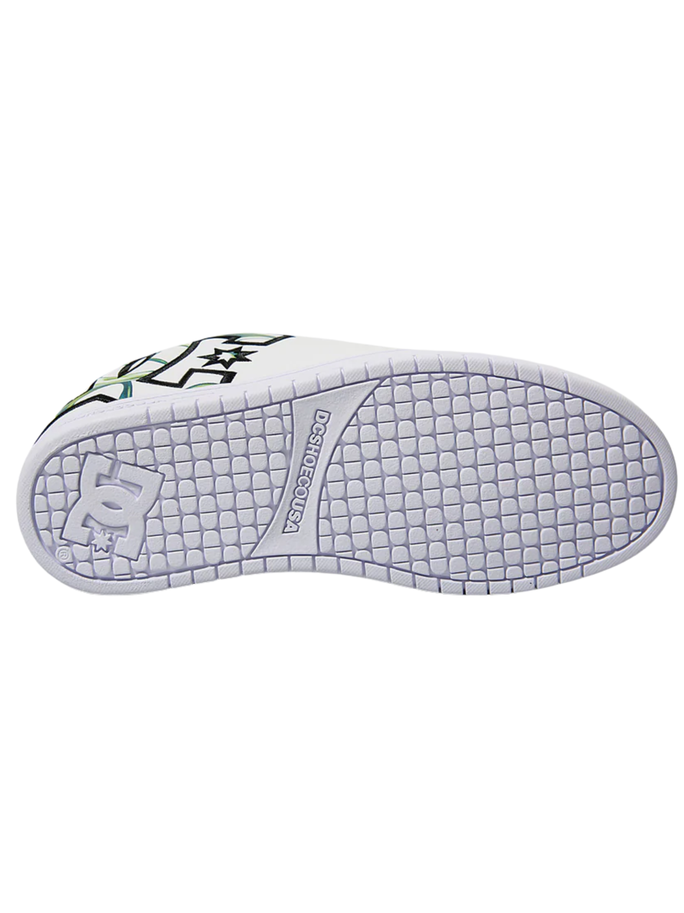 DC Court Graffik | Liquid Fuego White