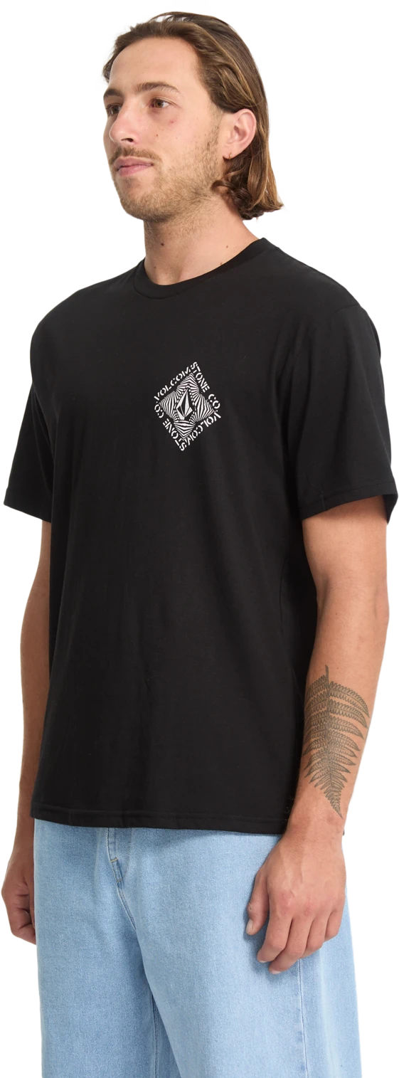 Volcom Obtical camiseta manga corta hombre detail 5 | Black