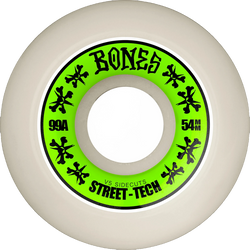 Bones Wheels STF V5 Sidecut 54mm White 99a ruedas del monopatín | White