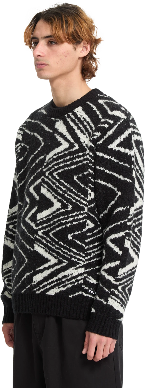 Volcom ZAGNER SWEATER jersey hombre detail 6 | Black
