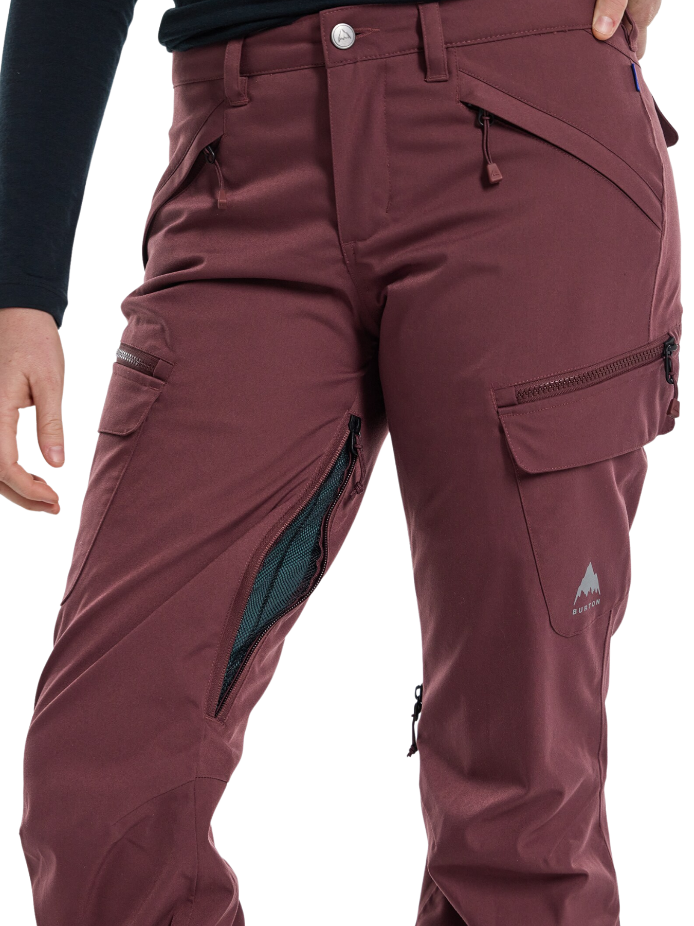 Pantalón de snowboard Mujer Burton Gloria 2L Stretch Insulated - Almandine