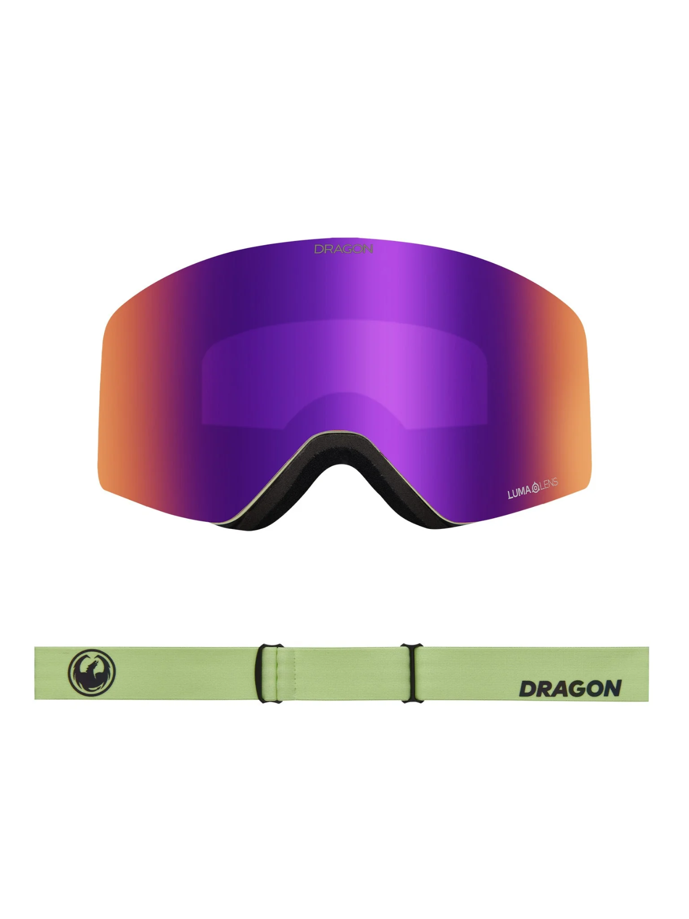Gafas de ventisca Dragon R1 OTG - Matcha Lumalens Purple Ionized & Lumalens Midnight Lens
