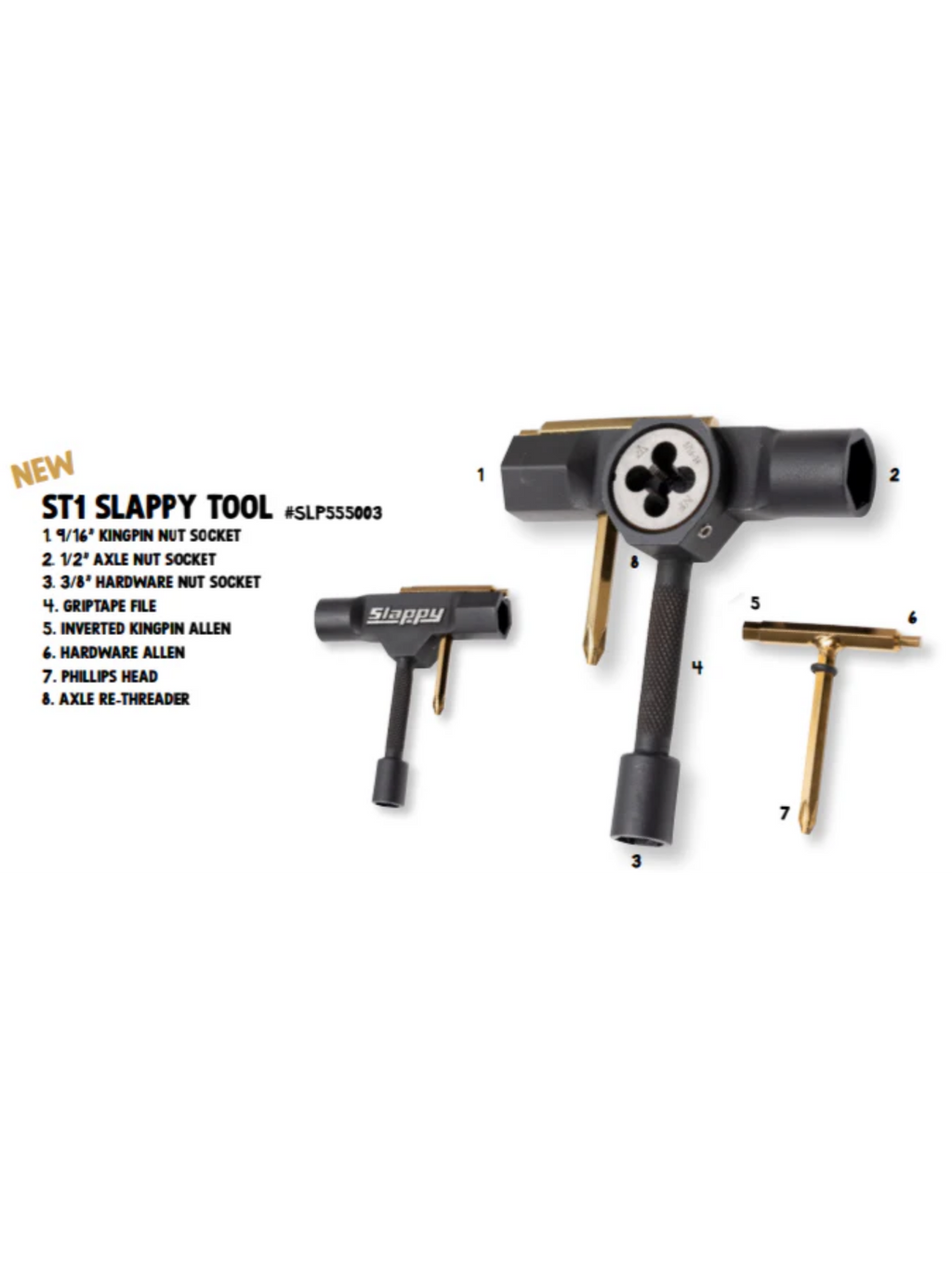 Jacuzzi Unlimited ST1 Slappy Tool with Rethreader | Black