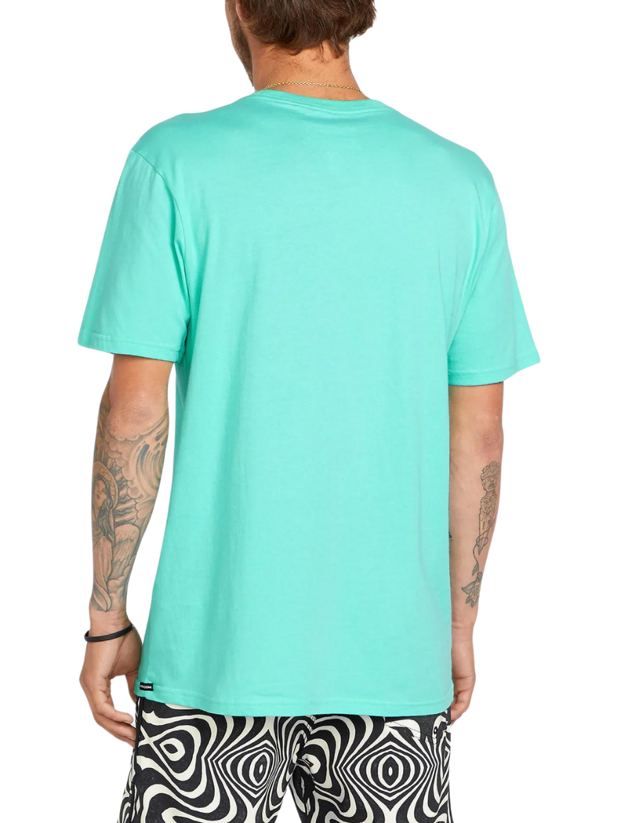 Camiseta de manga curta Crash Test da Volcom - Dusty Aqua | Novos Produtos | Produtos mais recentes | Produtos mais vendidos | surfdevils.com