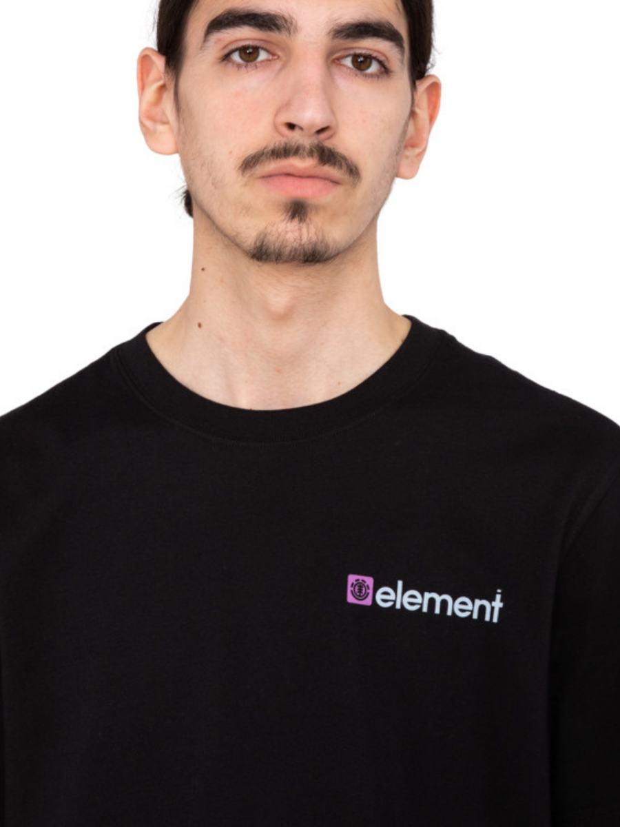 T-Shirt à Manche Courte Element Skateboards Joint Cube - Flint Black