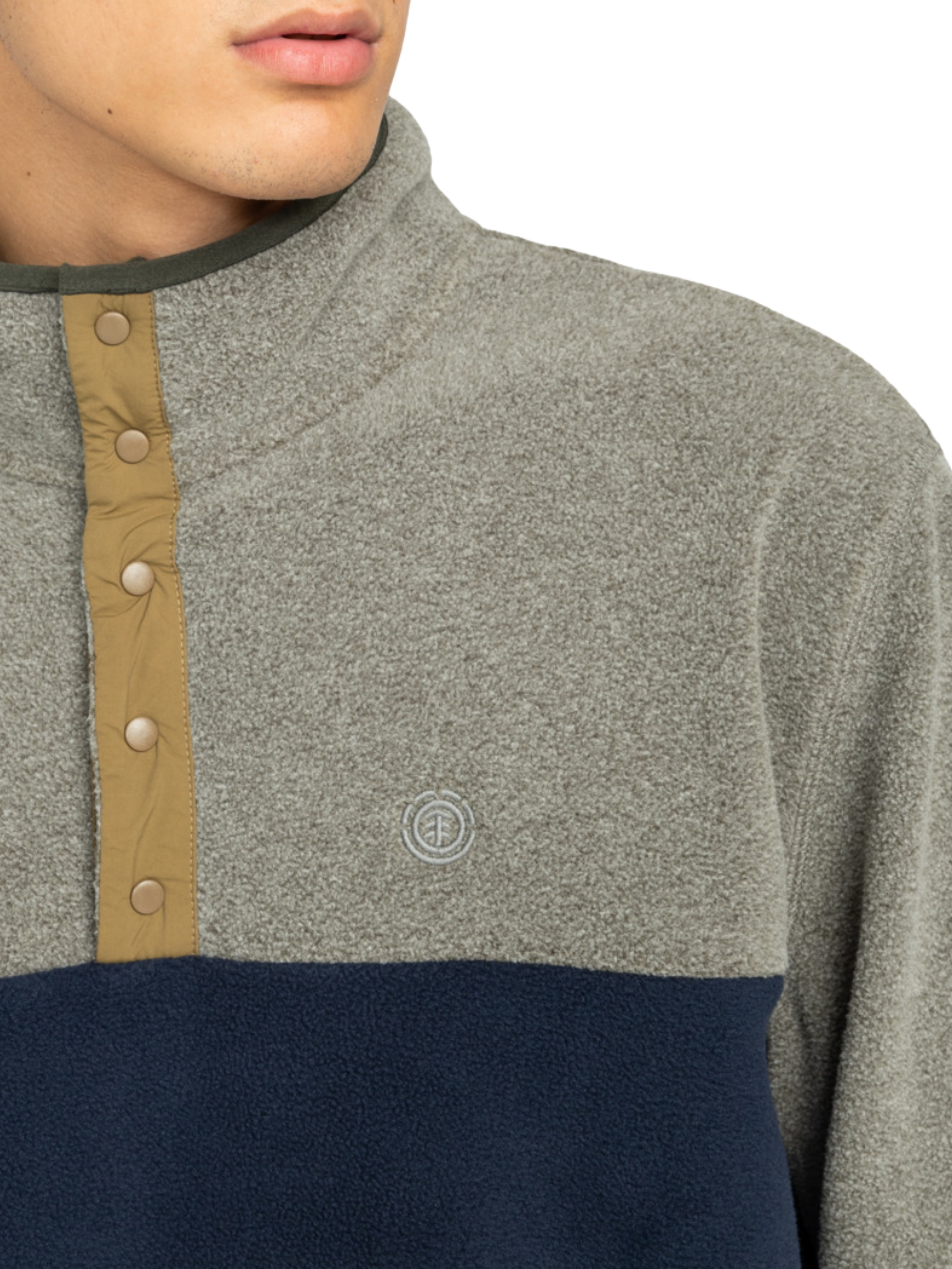 Element Abenaki Fleece mit Druckknöpfen | Eclipse Navy