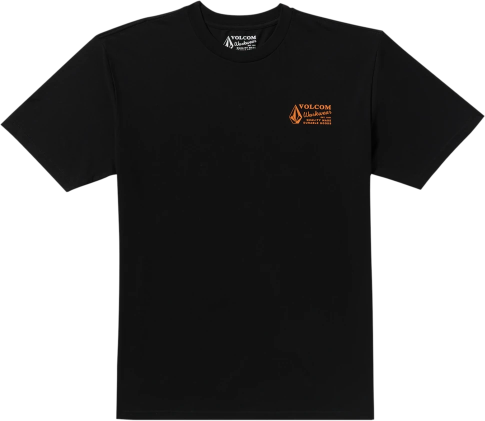 Volcom Workwear camiseta manga corta hombre detail 5 | Black