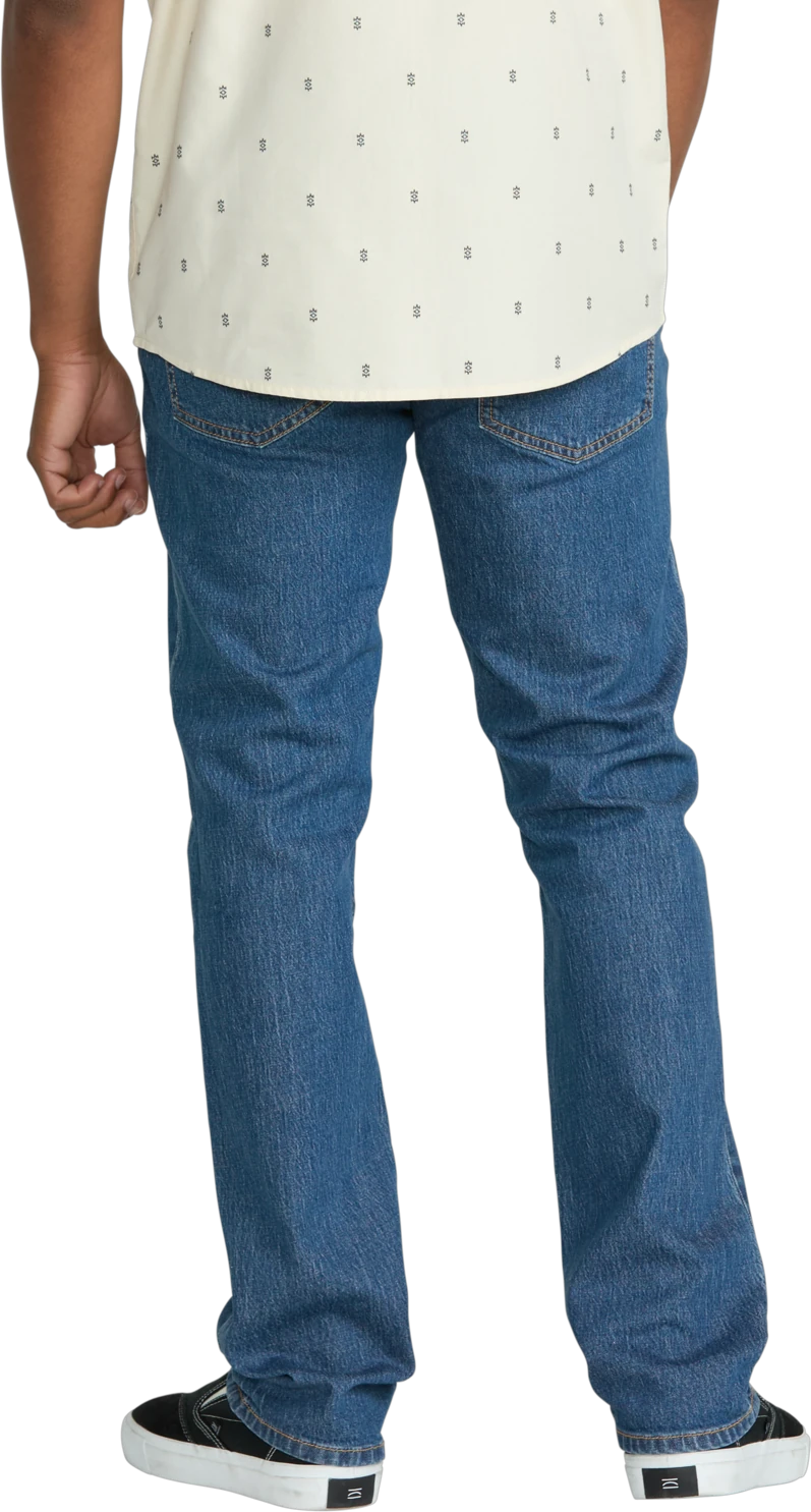 Volcom Solver Jeans pantalón tejano hombre detail 1 | Bold Blue