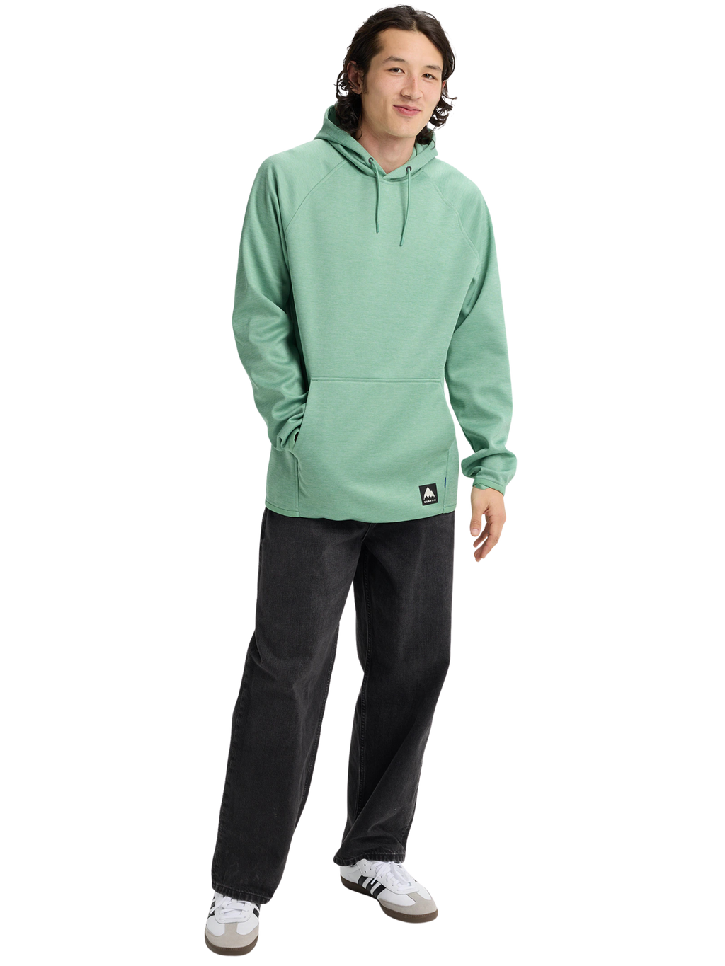 Men’s Burton Crown Weatherproof Fleece Pullover | Soft Sage Heather