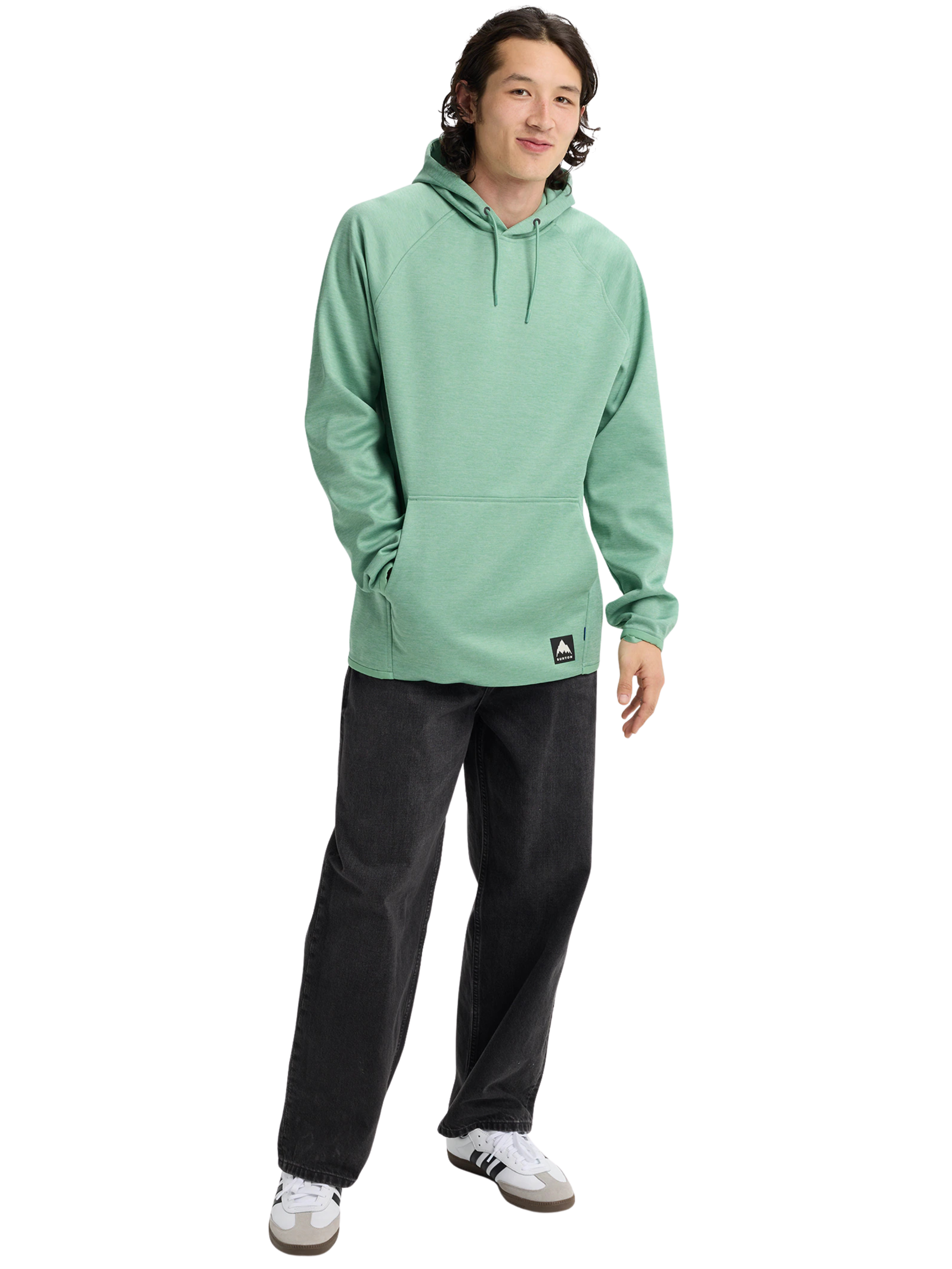 Men’s Burton Crown Weatherproof Fleece Pullover | Soft Sage Heather