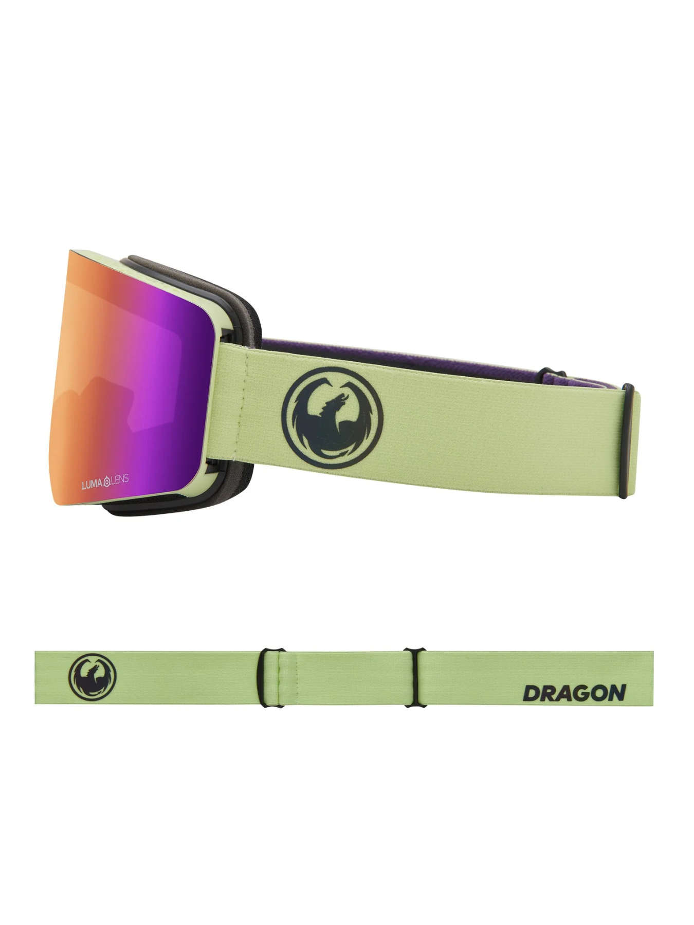 Óculos de neve Dragon R1 OTG - Matcha Lumalens roxo ionizado e lente Lumalens Midnight | Collection_Zalando | Dragon | snowboard goggles | Snowboard Shop | surfdevils.com